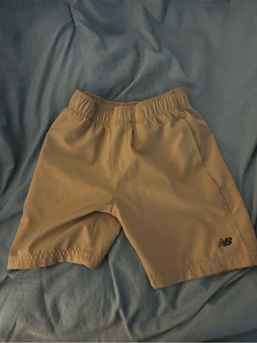 New Balance Boy’s Tan Athletic Shorts